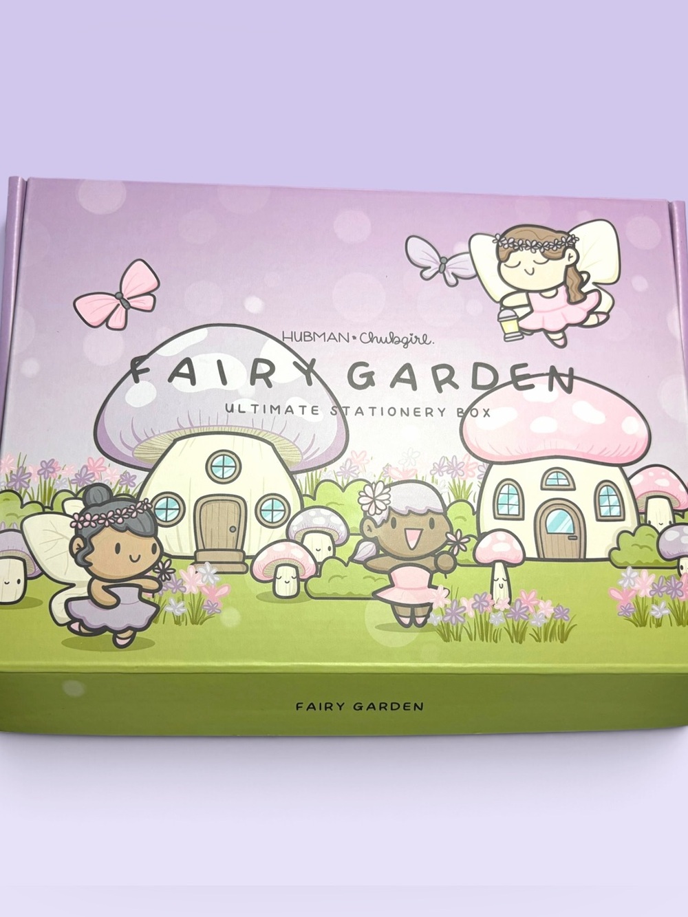NEW Hubman & Chubgirl Fairy Garden Ultimate Stationery Box Planner Bundle